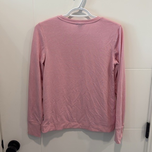 🏴 Eddie Bauer Pink Asymmetrical Long Sleeve shirt size XL girls 14-16 - Picture 7 of 9